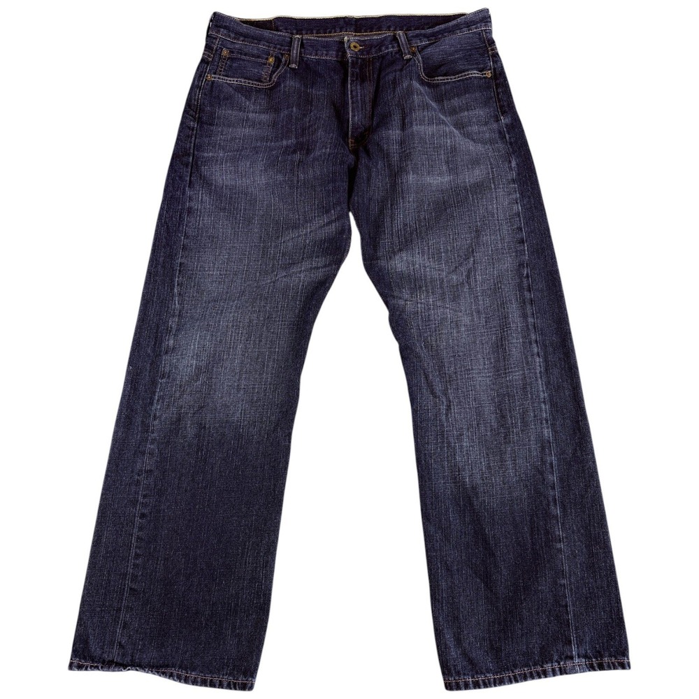 Levi's 569 Loose Straight Jeans Men's 36x32 Dark Wash Relaxed Western Workwear